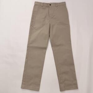 Brooks Brothers Pants Boys 12 Beige Khaki Adjustable Waist 100% Cotton School